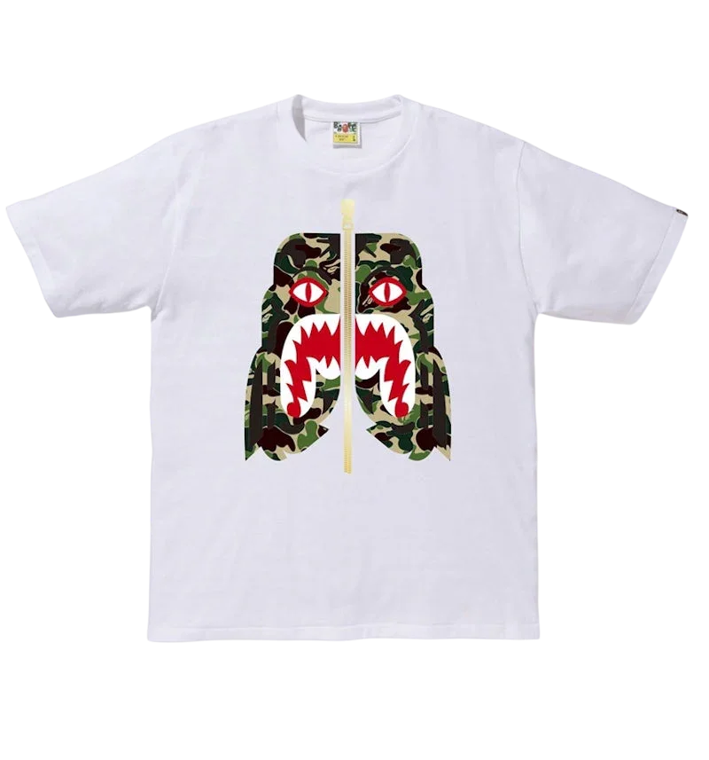 Bape A Bathing Ape Camo Tiger Tee White