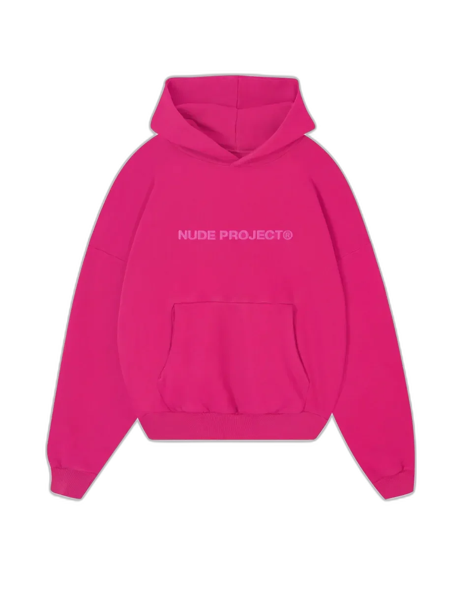 Nude Project Fuchsia Boxy Hoodie