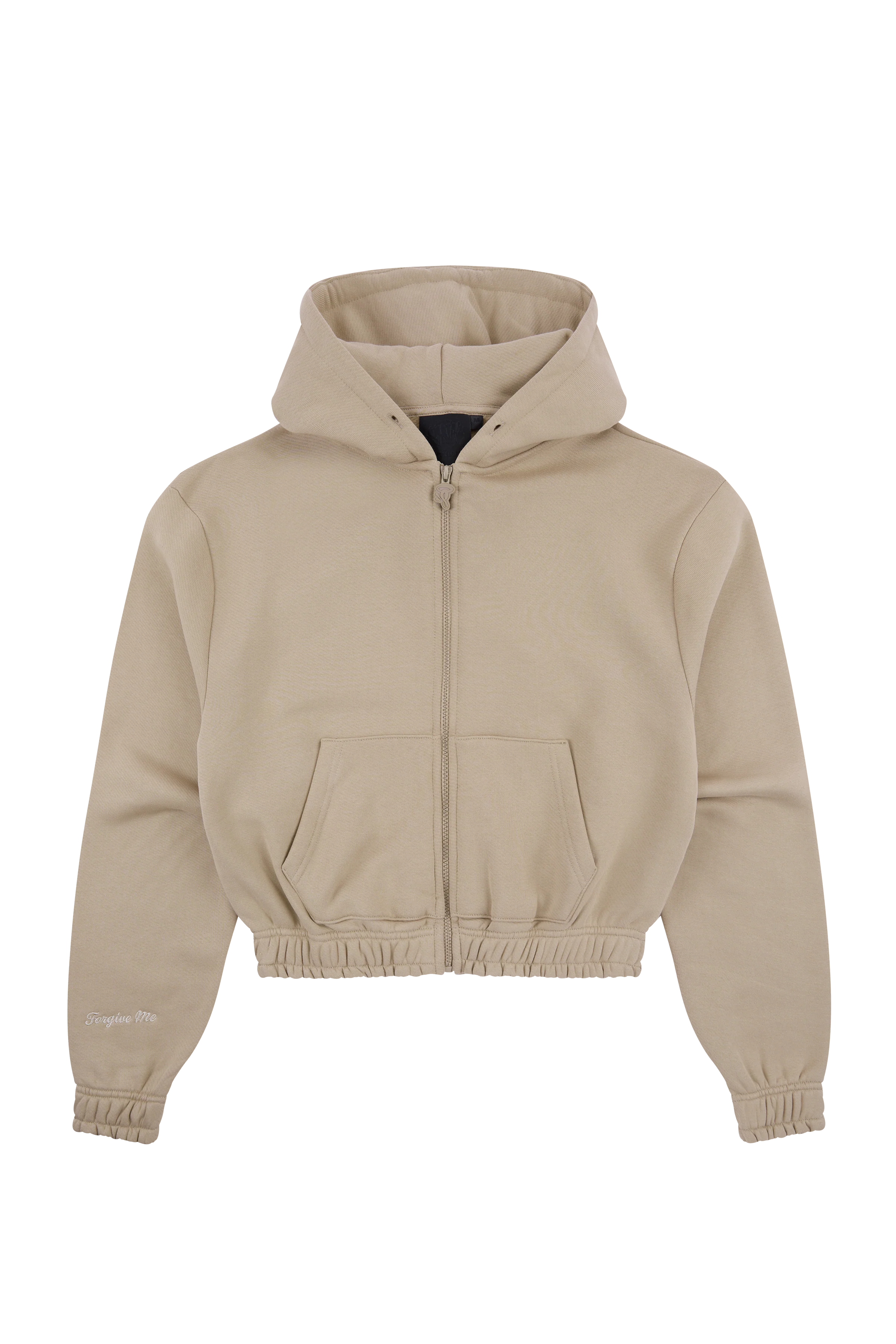 Syna OG Beige Crop Zip