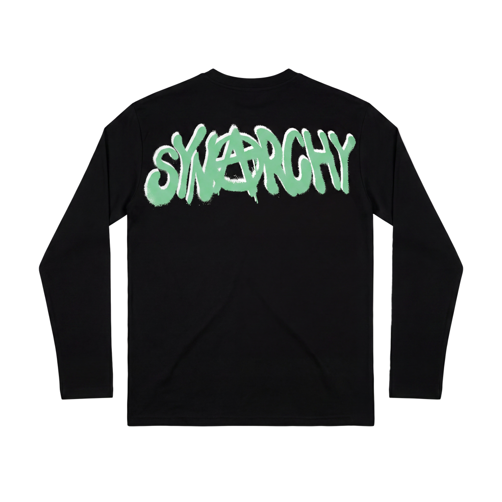 Synarchy Longsleeve Tee BLACK / GREEN