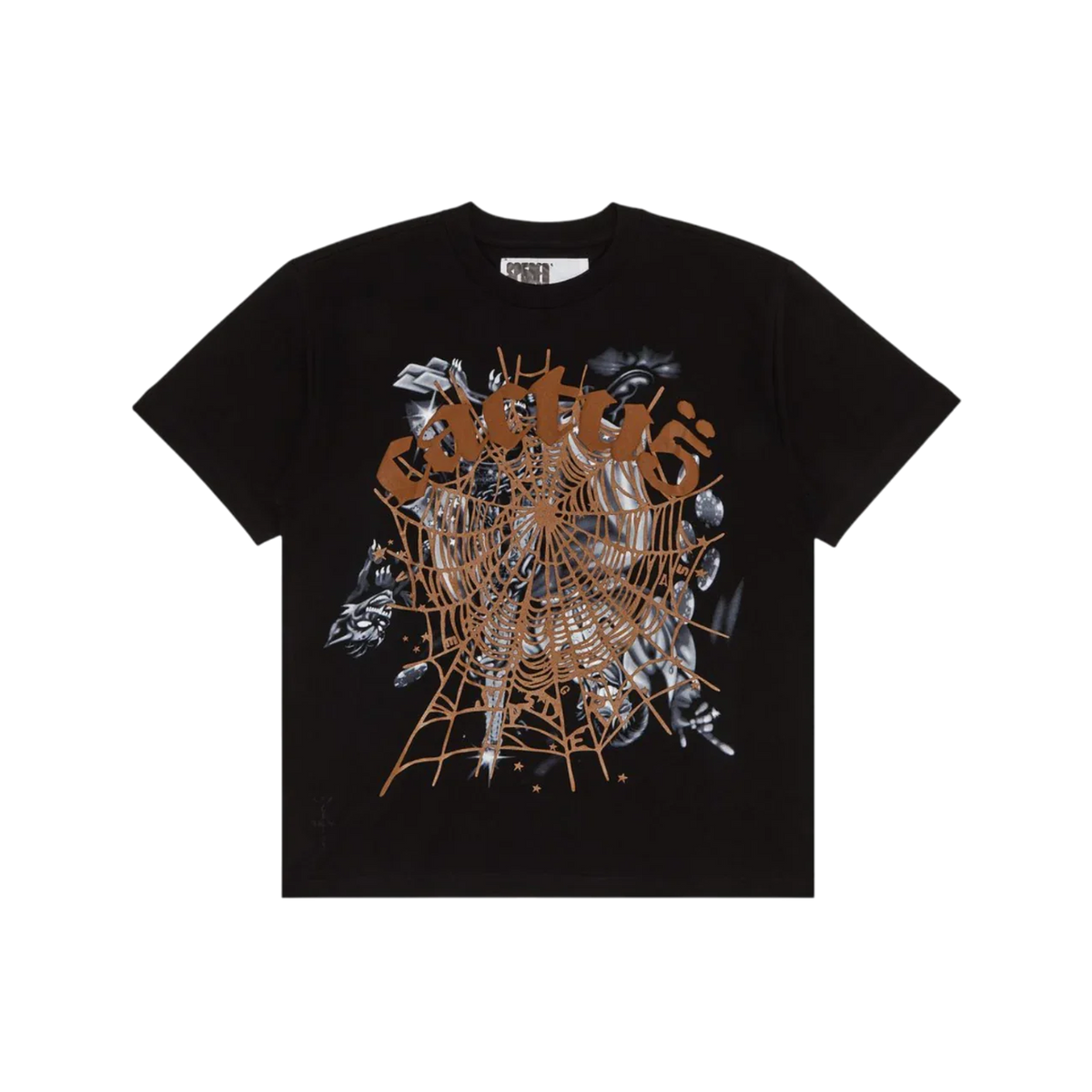 Sp5der x Travis Scott Cactus Jack Airbrush T-shirt