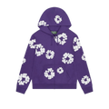Denim Tears Cotton Wreath Zip Hoodie Purple