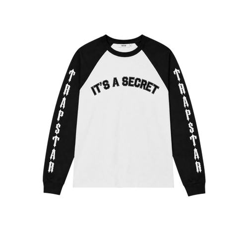 Trapstar It’s A Secret Long Sleeve Tshirt Black/White