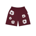 Denim Tears Cotton Wreath Sweatshort Burgundy