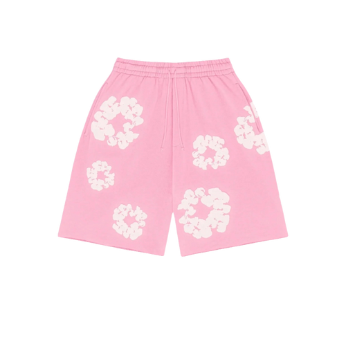 Denim Tears Cotton Wreath Sweatshort Powder Pink