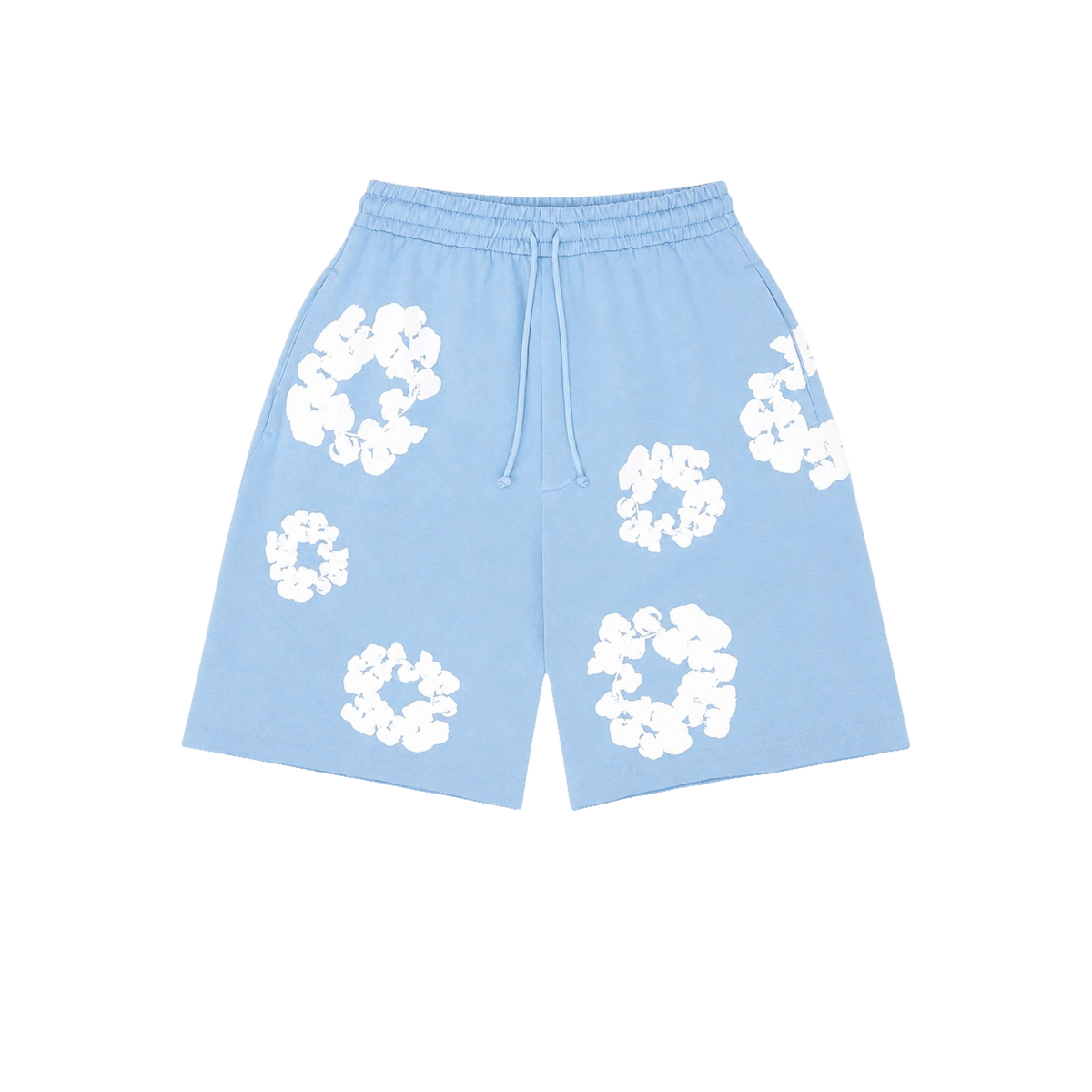 Denim Tears Cotton Wreath Sweatshort Powder Blue