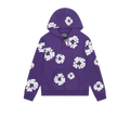 Denim Tears Cotton Wreath Zip Hoodie Purple