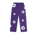 Denim Tears Cotton Wreath Open Leg Sweatpant Purple
