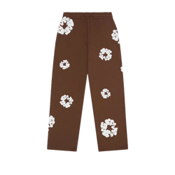 Denim Tears Cotton Wreath Open Leg Sweatpant Brown
