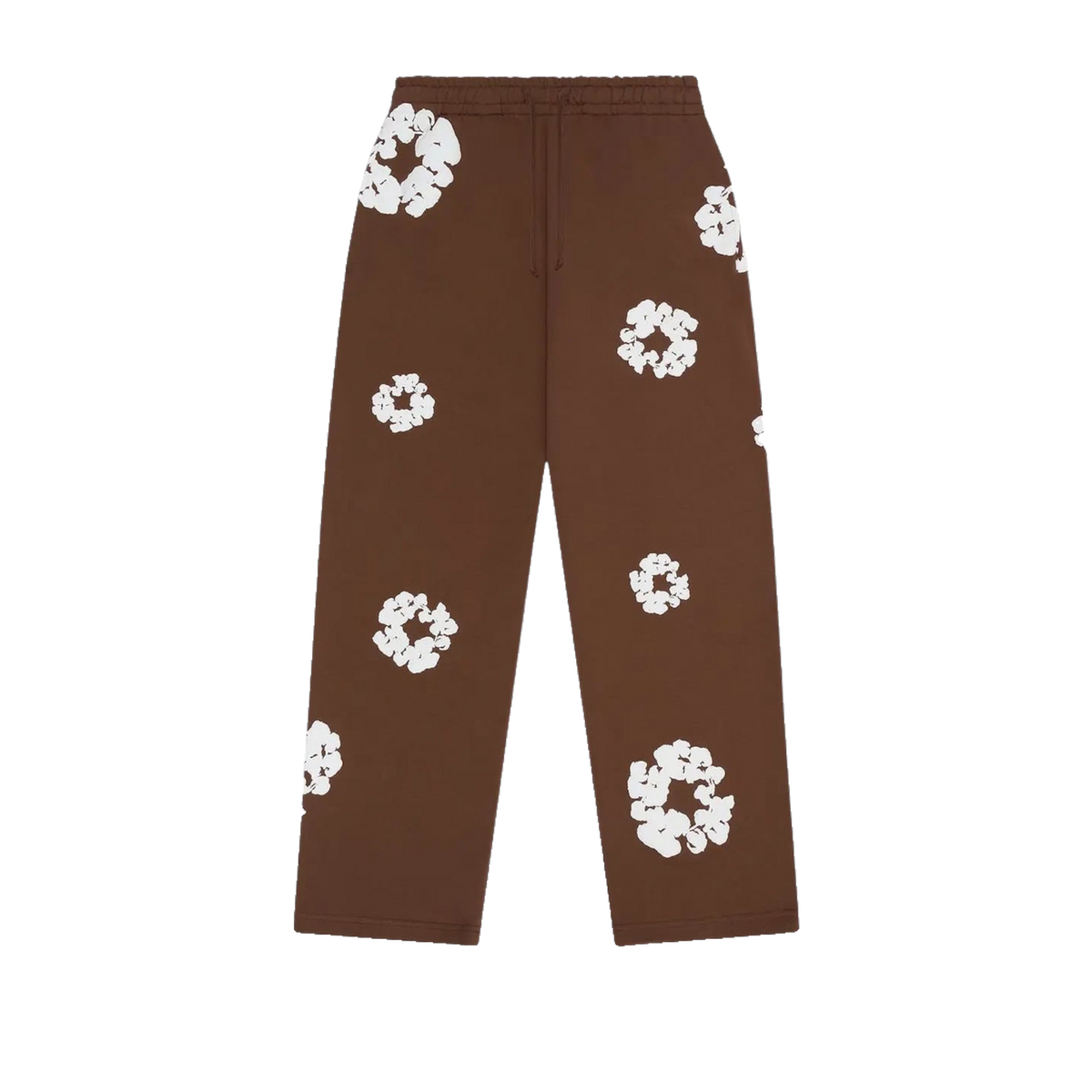 Denim Tears Cotton Wreath Open Leg Sweatpant Brown
