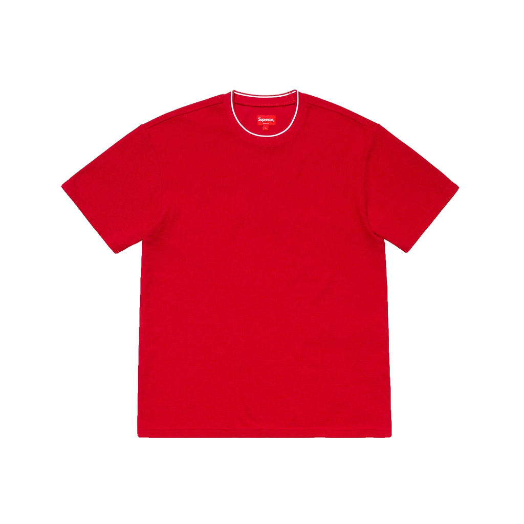 SS19 Supreme Stripe Rib Waffle Top T-Shirt