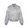 Trapstar Womens WildCard Stadium Jacket-Silver