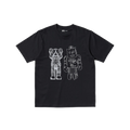 Kaws x Warhol UT Robot Graphic Tee Black