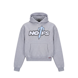 Trapstar x Non Of Us Grey Logo Hoodie