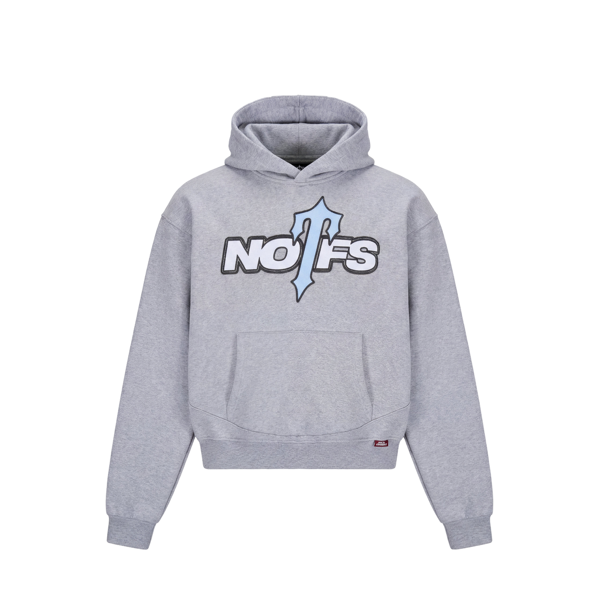 Trapstar x Non Of Us Grey Logo Hoodie