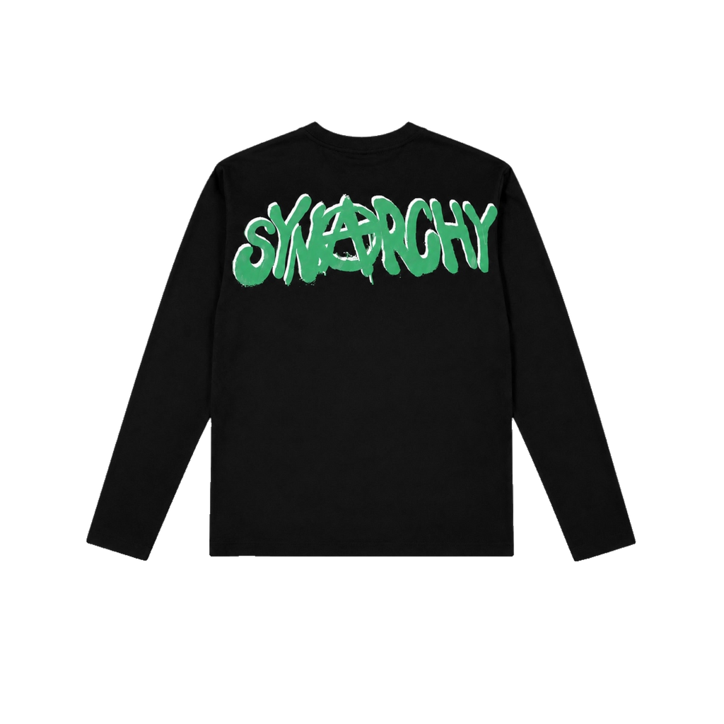 Synarchy Longsleeve Tee BLACK / GREEN