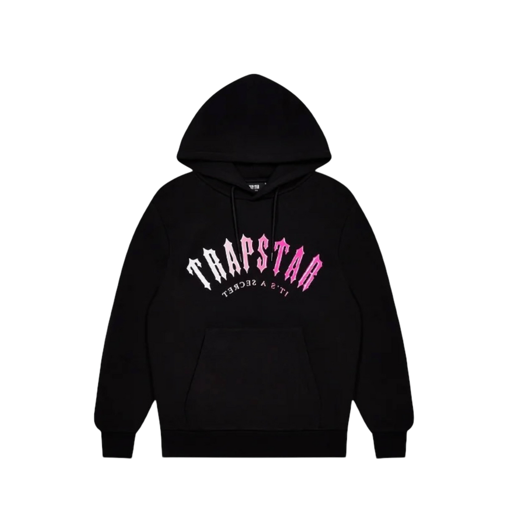 Trapstar Decoded Hooded Gel Pink/Black Hoodie