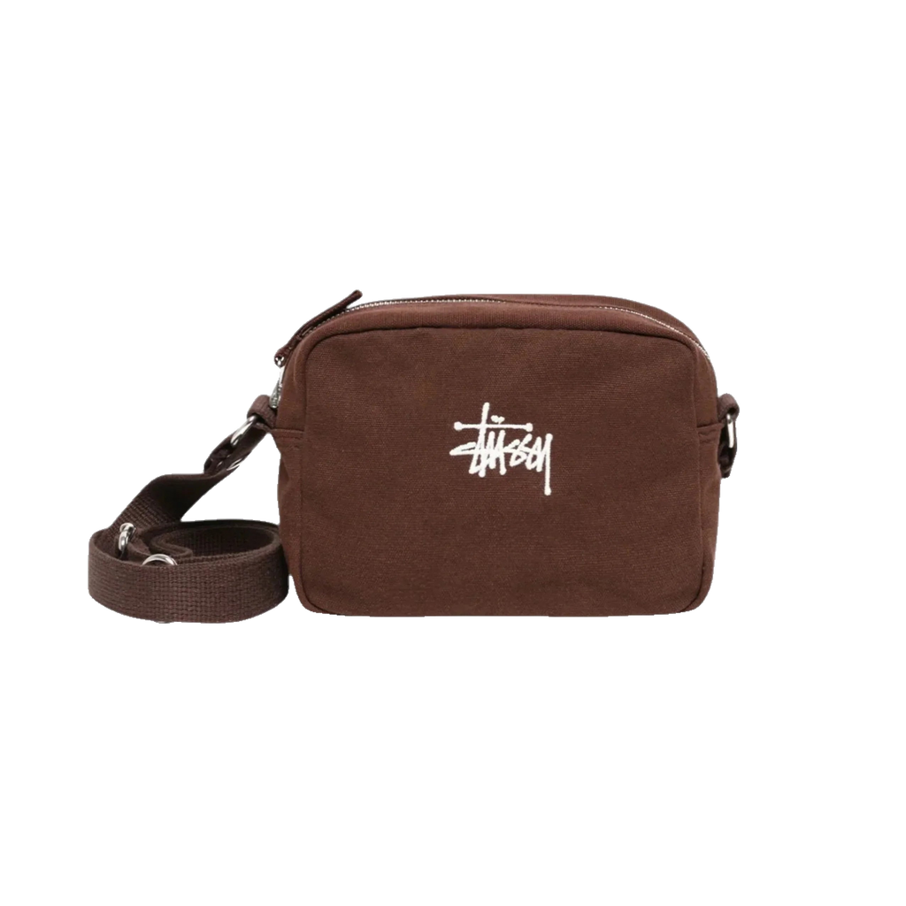 Stüssy Canvas Side Pouch Brown