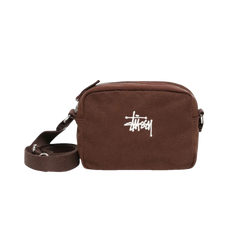 Stüssy Canvas Side Pouch Brown