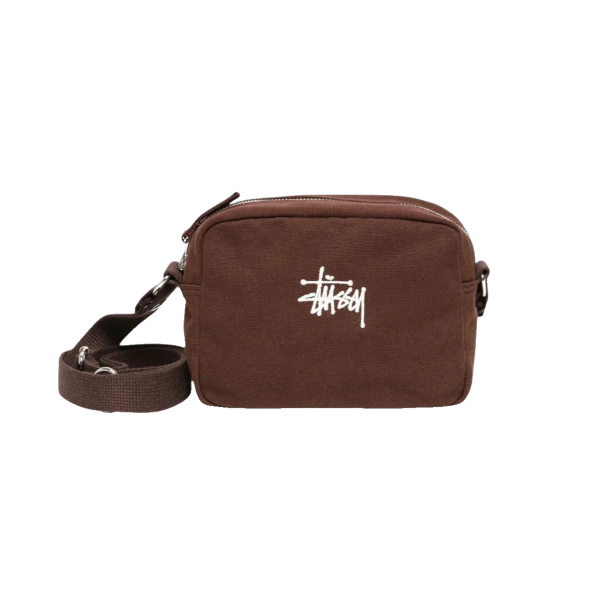 Stüssy Canvas Side Pouch Brown