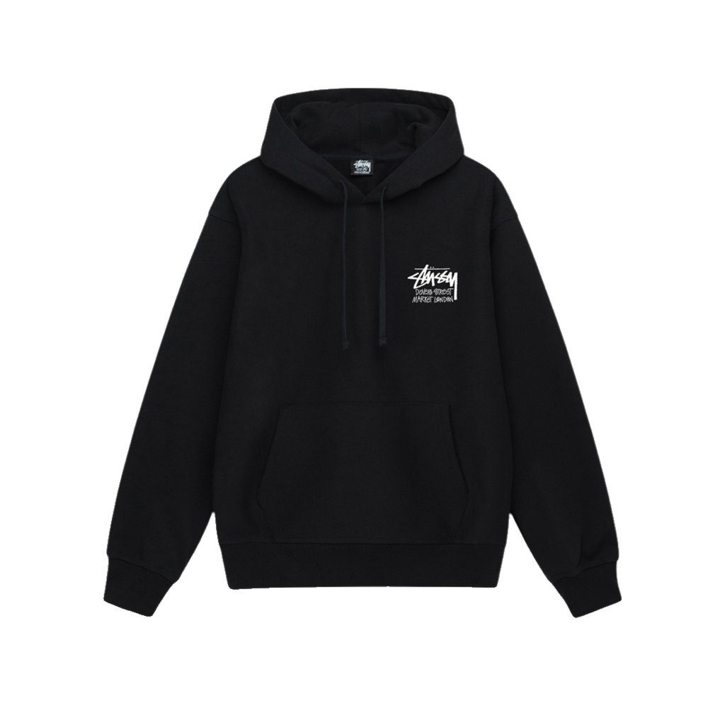 Stüssy Dover Street Market London Hoodie Black