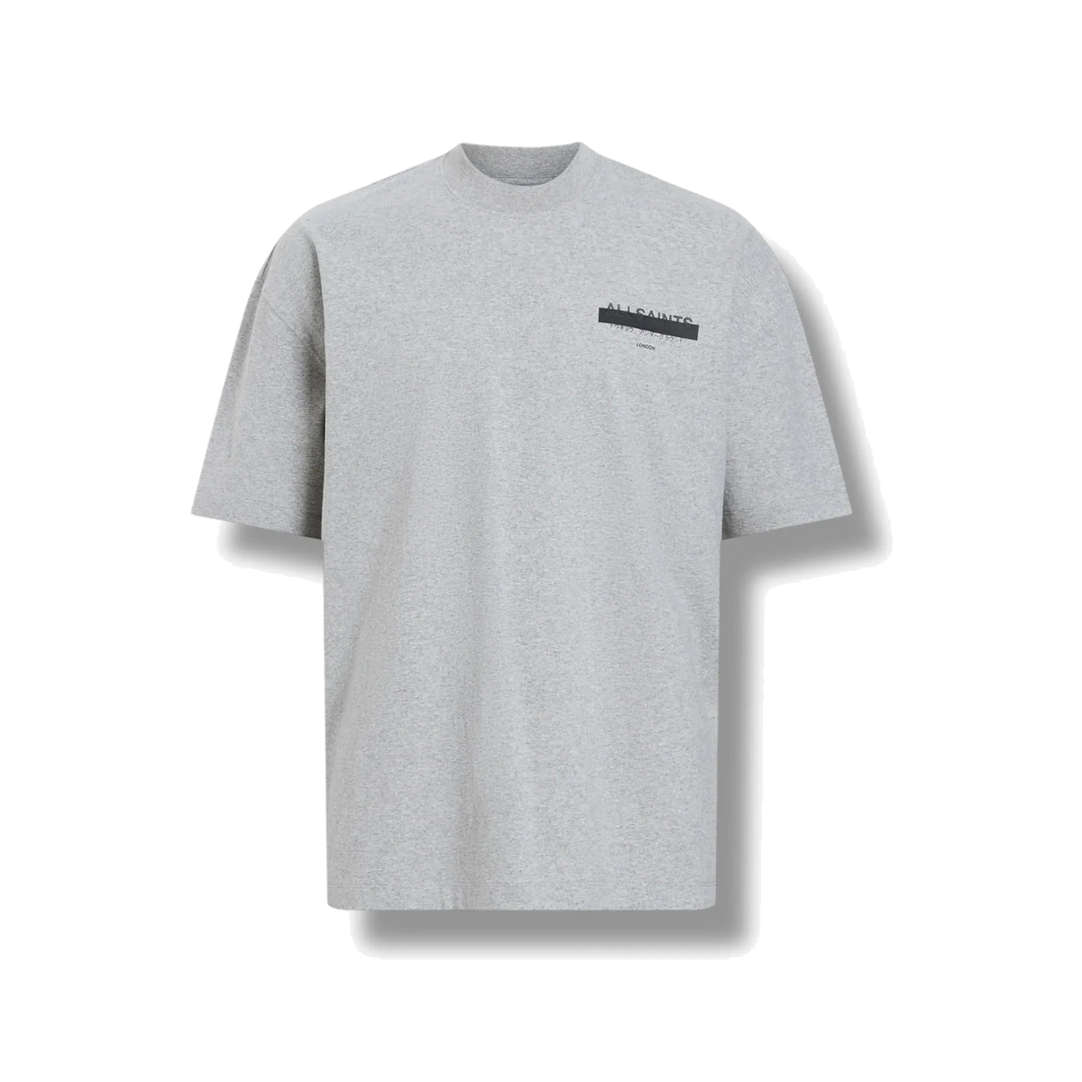 Allsaints Redact Tee Heather Grey