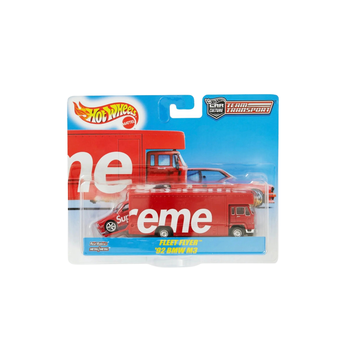 Supreme x Hotwheels Fleet Flyer + 1992 BMW M3