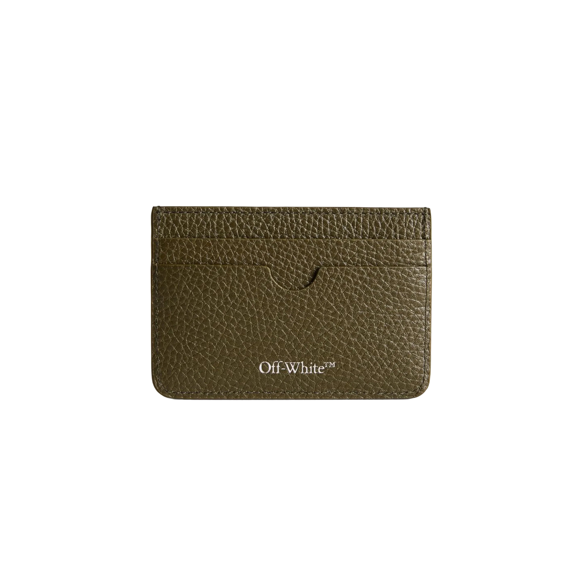 OFF-WHITE Leather Binder Card Holder