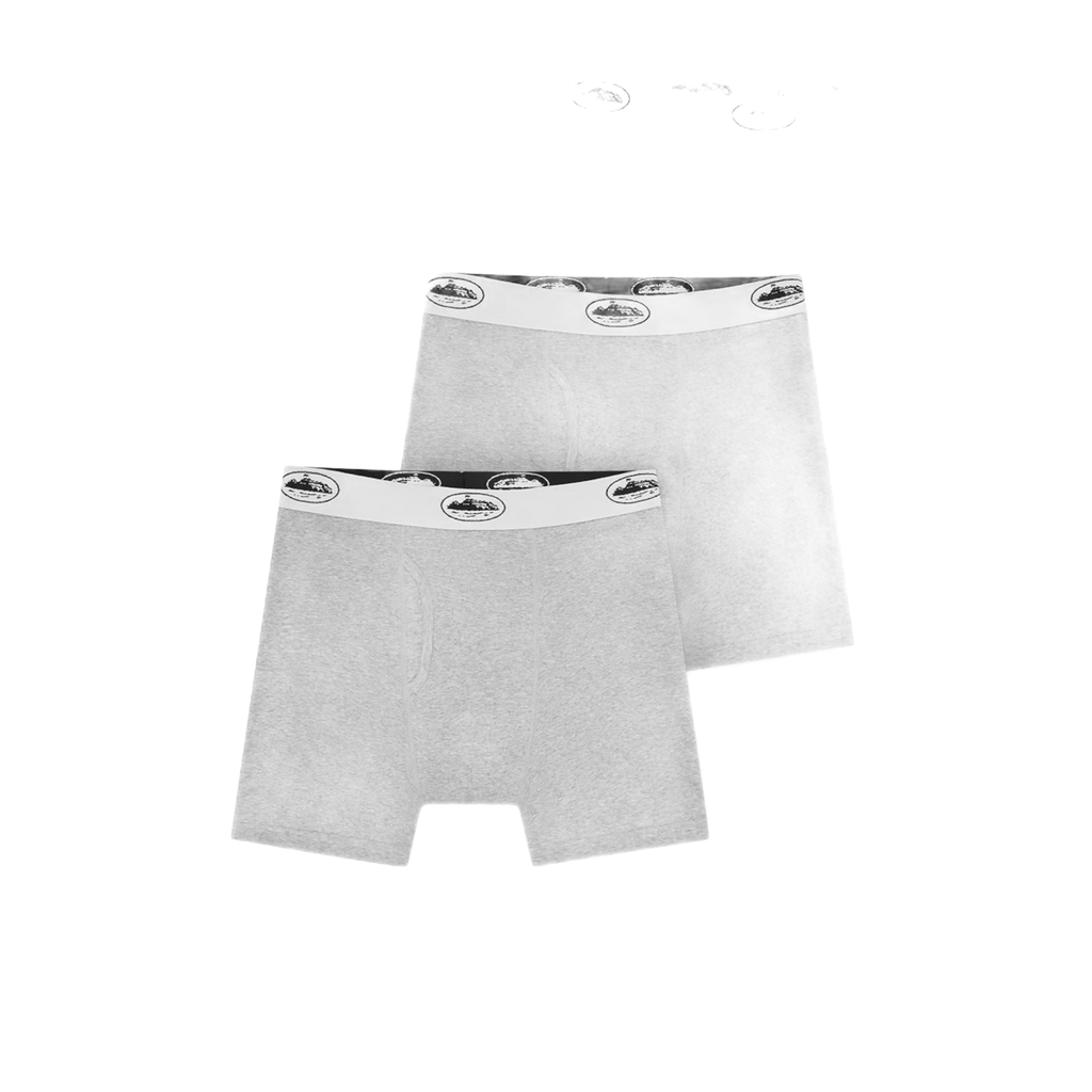 Corteiz Grey Alcatraz Boxers 3 Pack