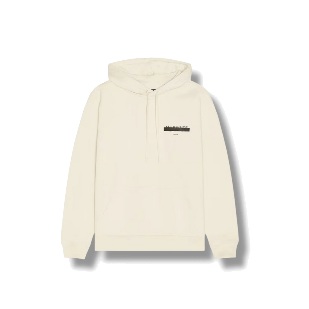 ALLSAINTS Redact Hoodie Cream Taupe