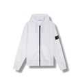 Stone Island Organic Cotton White Zip