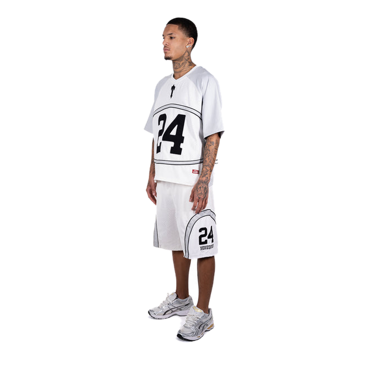 Trapstar x Non Of Us White Jersey Short