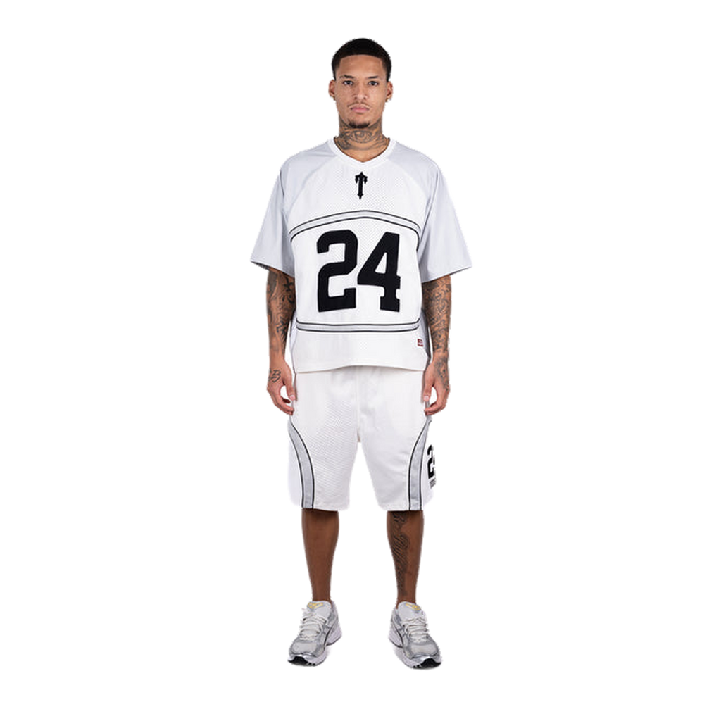 Trapstar x Non Of Us White Jersey Short