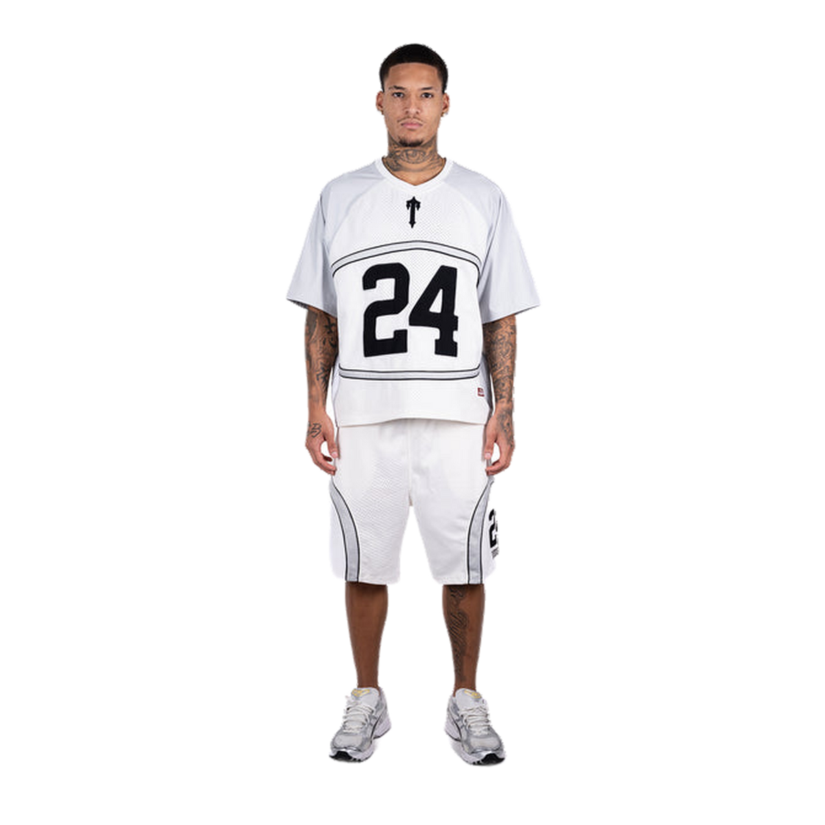 Trapstar x Non Of Us White Jersey Short