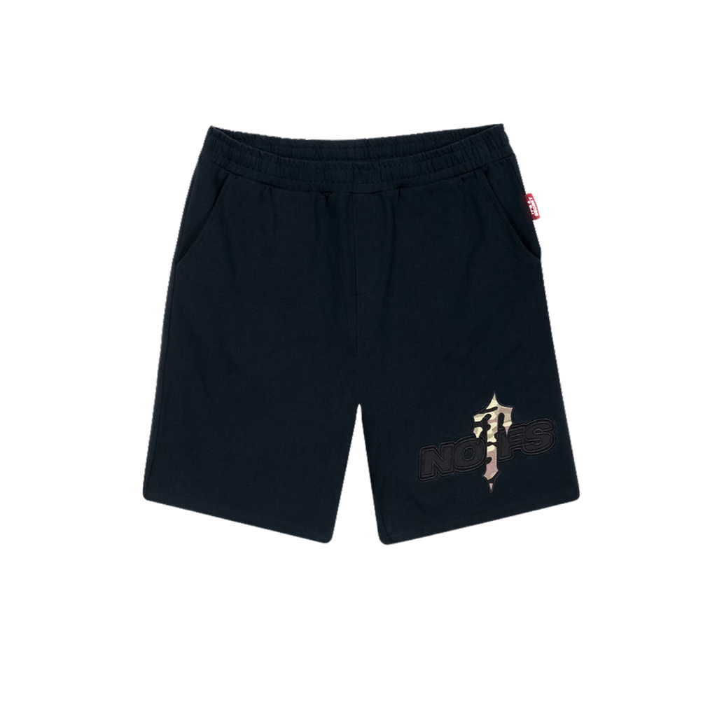 Trapstar x Non Of Us Black Camo Short