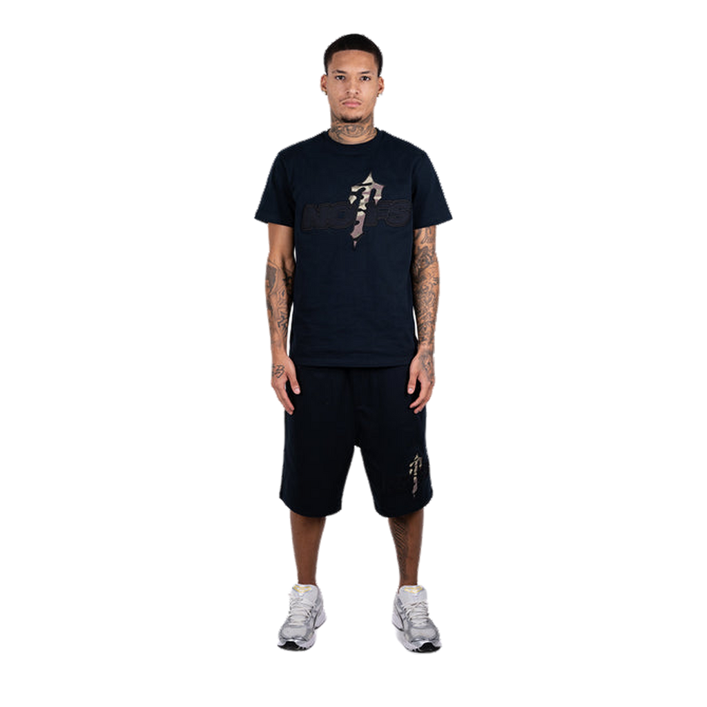 Trapstar x Non Of Us Black Camo Short