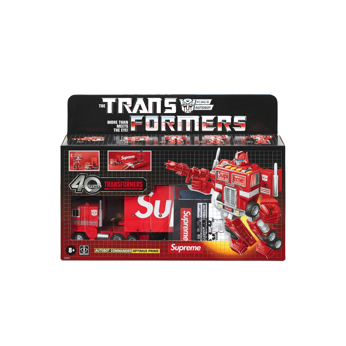 Supreme®/Transformers G1 Optimus Prime Figure