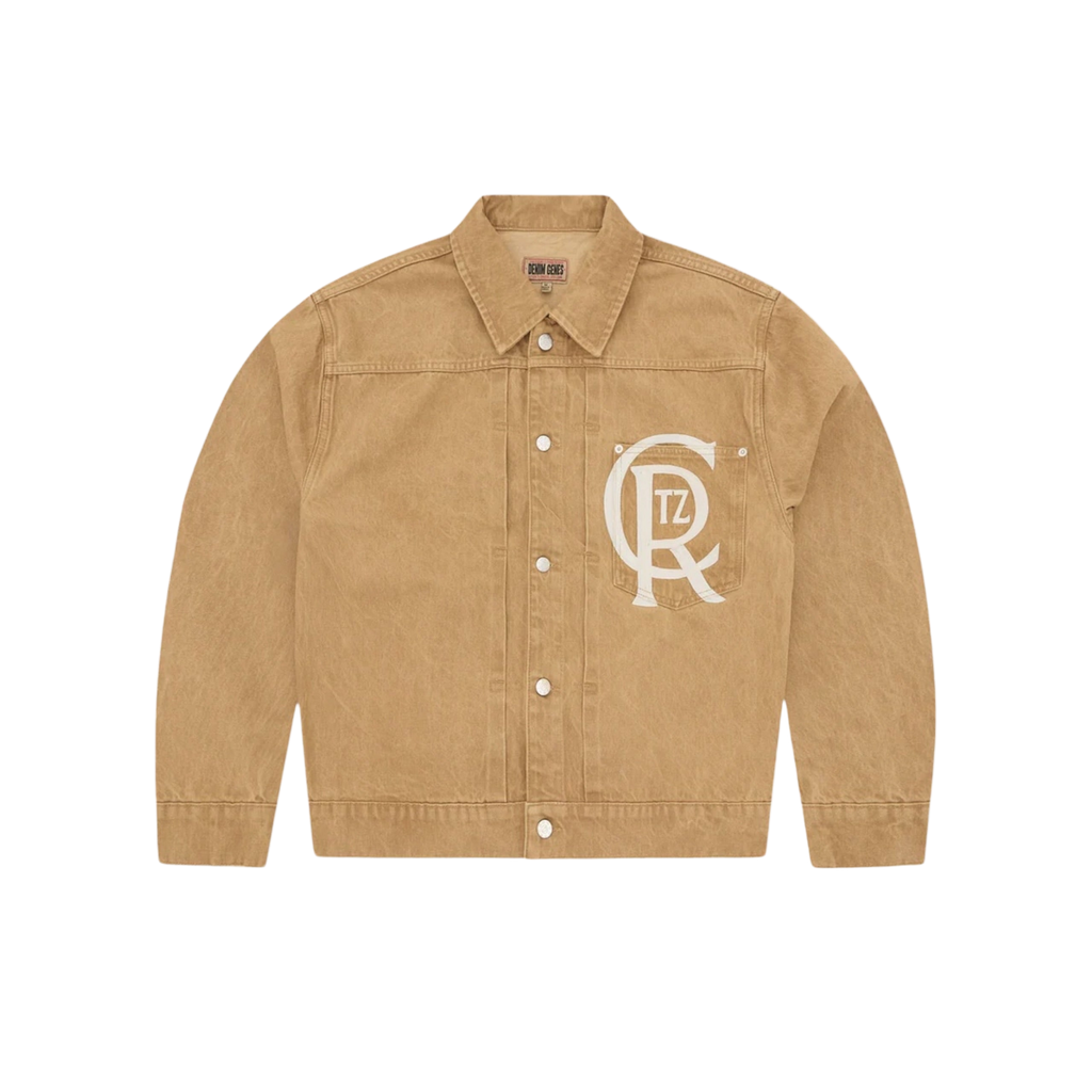 Corteiz Chainstitch Denim Jacket “TAN”