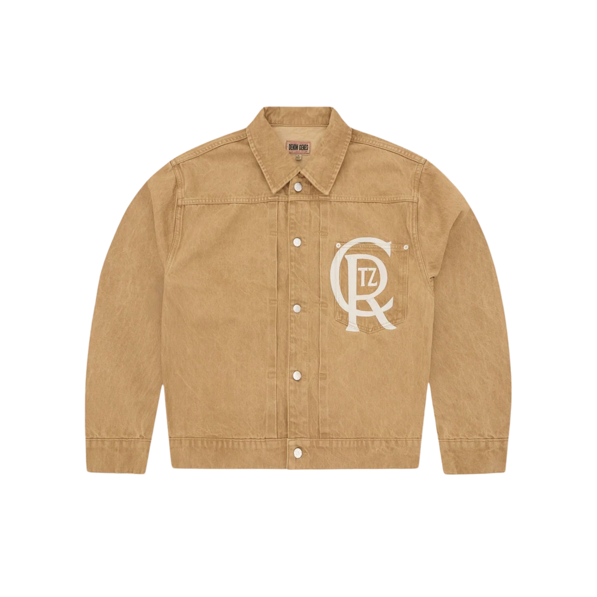 Corteiz Chainstitch Denim Jacket “TAN”