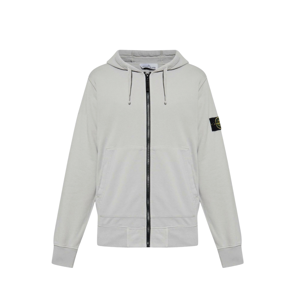 Stone Island Organic Cotton Hoodie Ice Blue