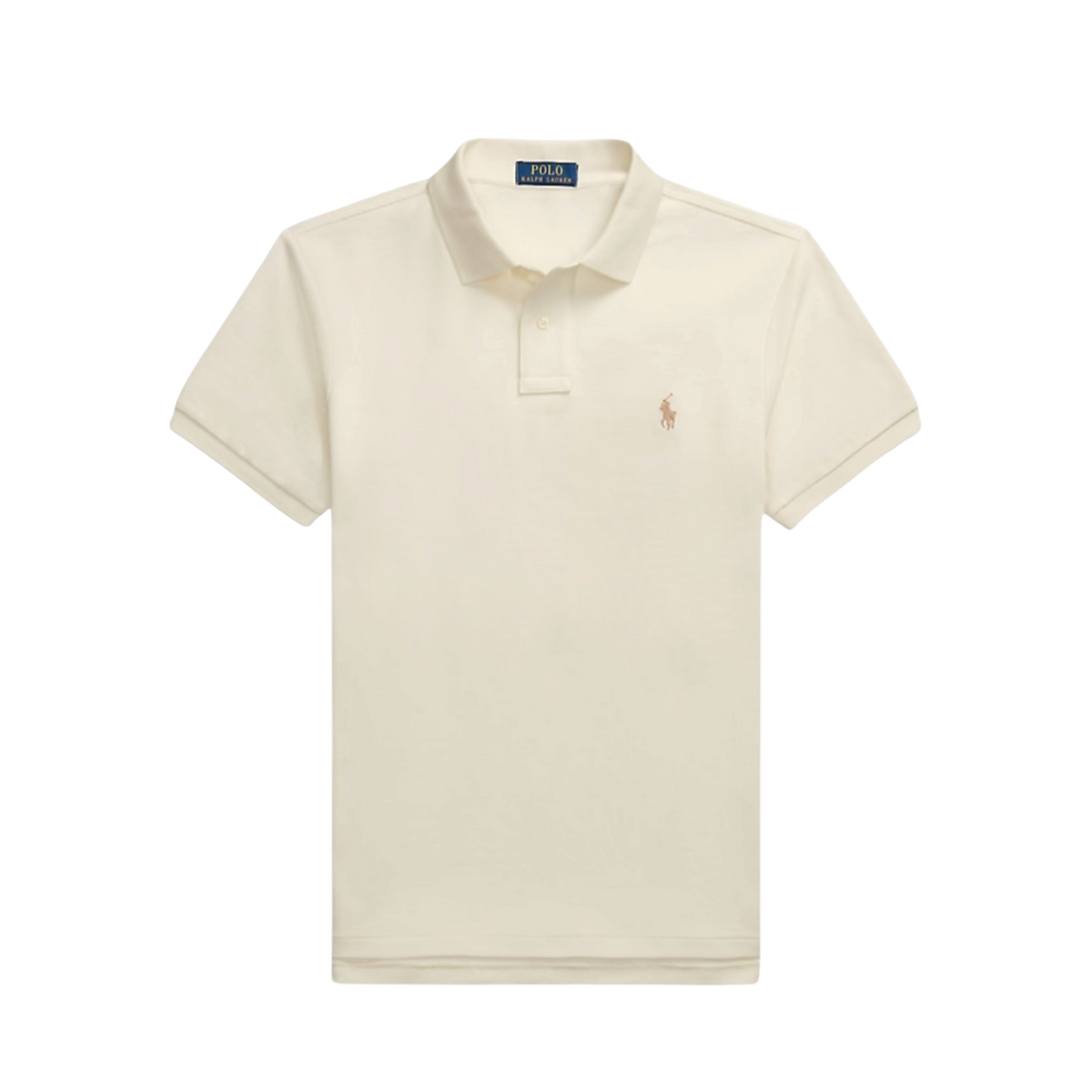 PRL Classic Fit Polo Shirt Cream