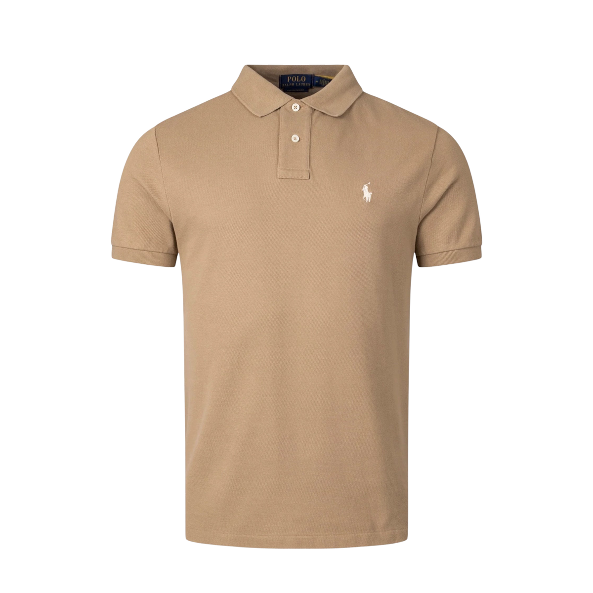 PRL Classic Fit Polo Shirt Tan