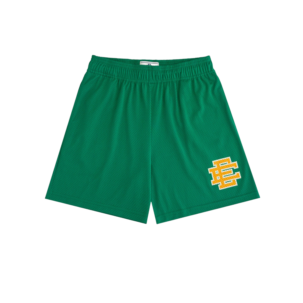 Eric Emanuel Shorts Green/Yellow