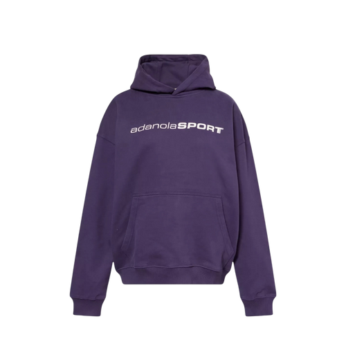 Adanola 90s Sport Oversized Hoodie - Dark Plum