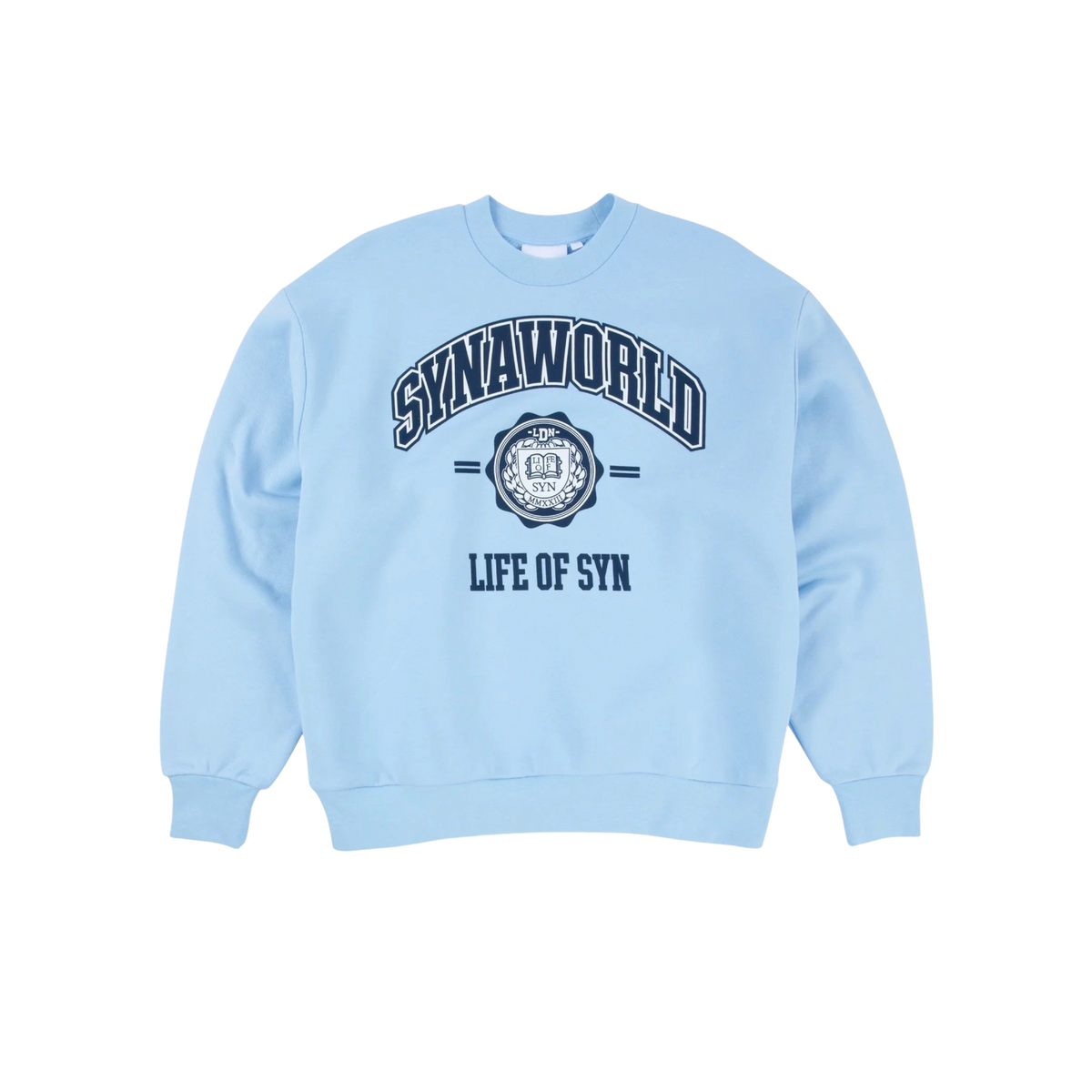 Syna College Crew Sweat Baby Blue