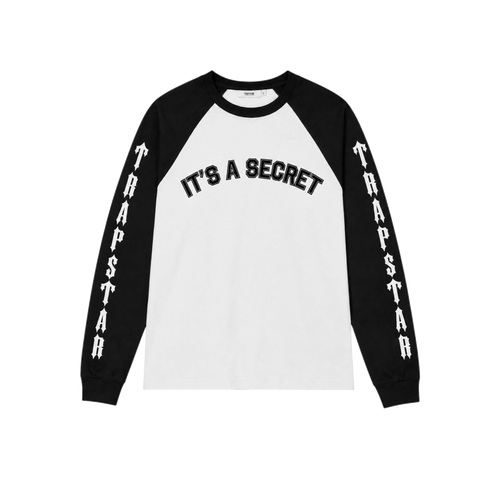 Trapstar It’s A Secret Long Sleeve Tshirt Black/White