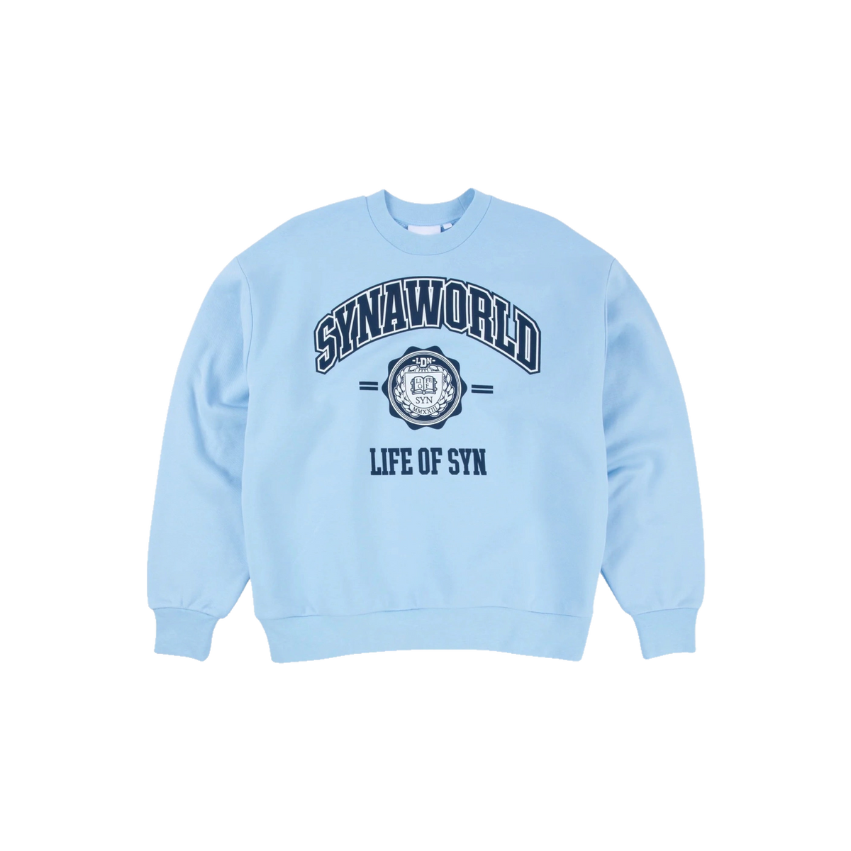 Syna College Crew Sweat Baby Blue