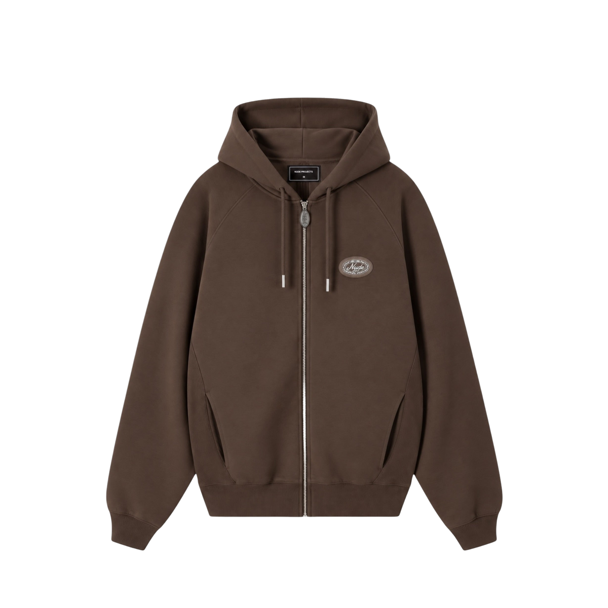 Nude Project Essentials Zip Hoodie Brown