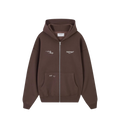 Nude Project Global Soon Zip Hoodie Brown