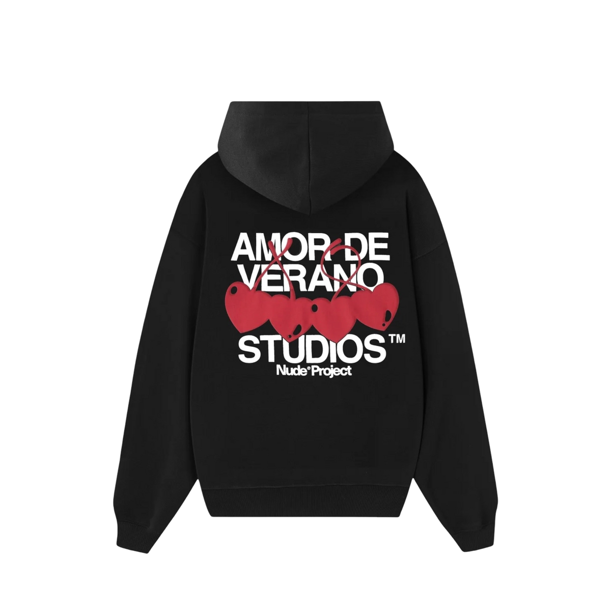 Nude Project Amore De Verano Cherry Hoodie Black